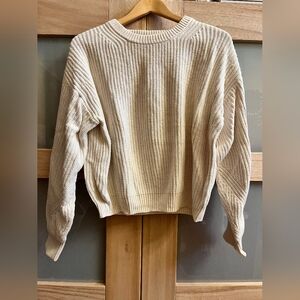 J. Crew Cotton/Wool Blend Classic Knit Sweater